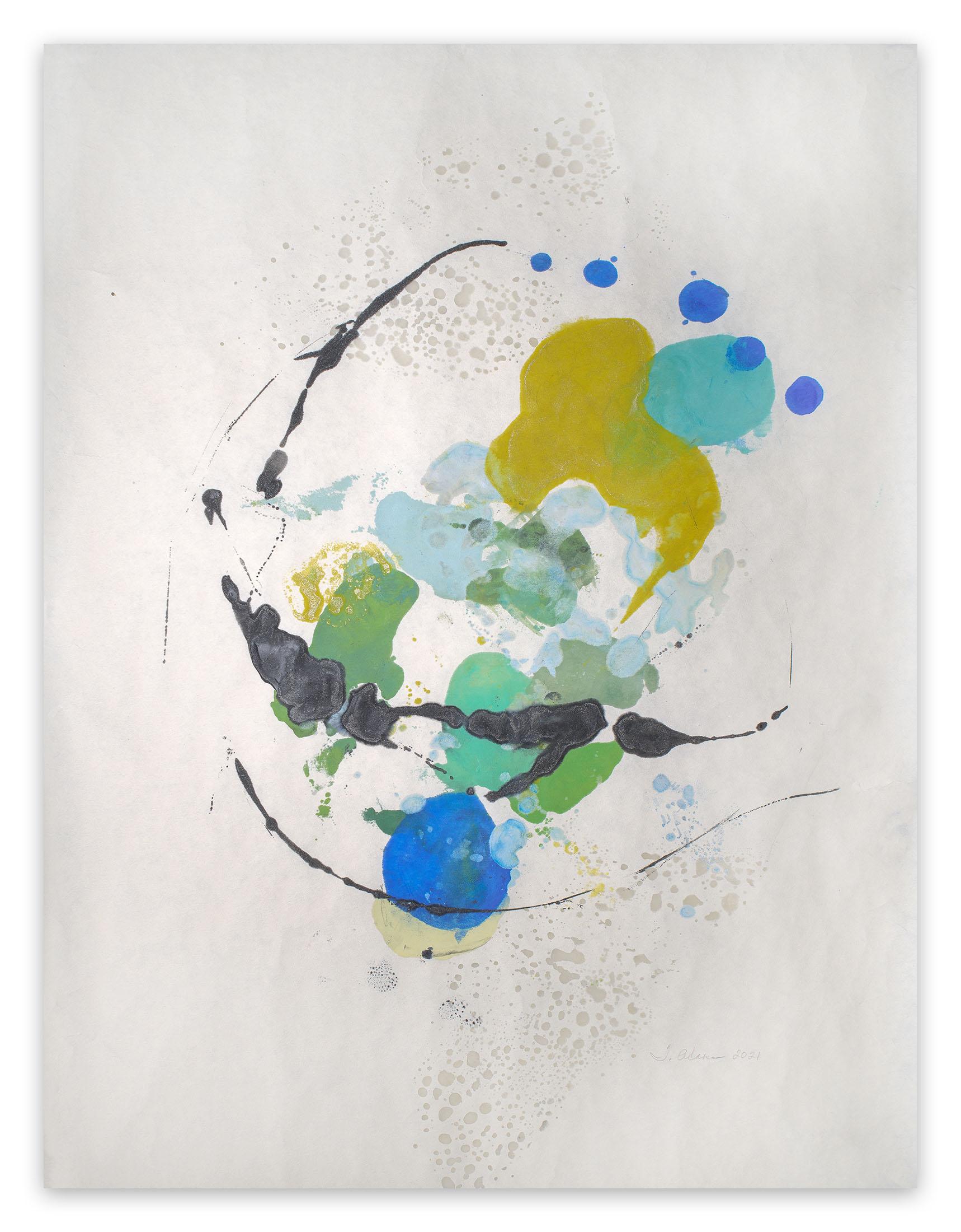 Tracey Adams Abstract Painting - Sattva 40 (Abstract painting)