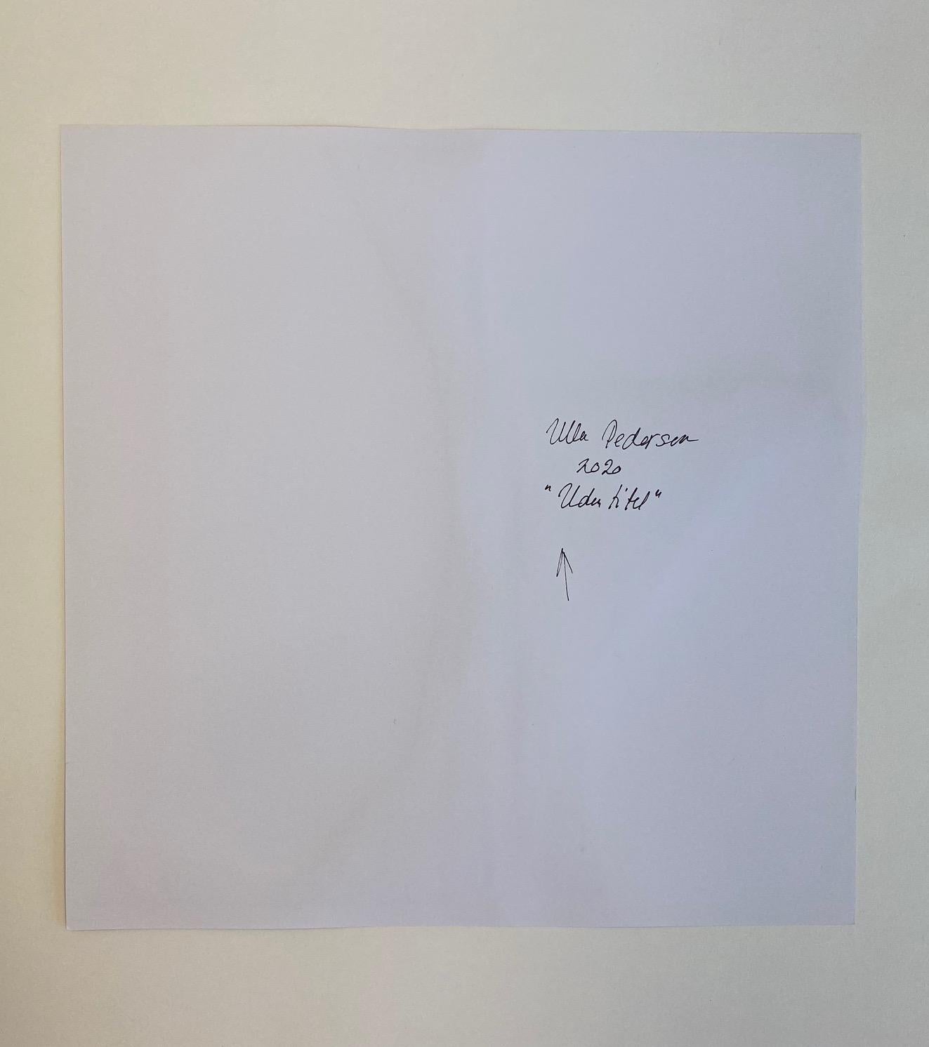 Cut-Up Paper 2006 (abstrakierte Zeichnung) (Grau), Abstract Painting, von Ulla Pedersen