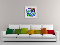 Dolphin Dance 17 (Abstract painting)