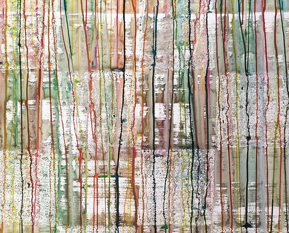 Damier 20153 (peinture abstraite) - Abstrait Art par Martin Reyna 