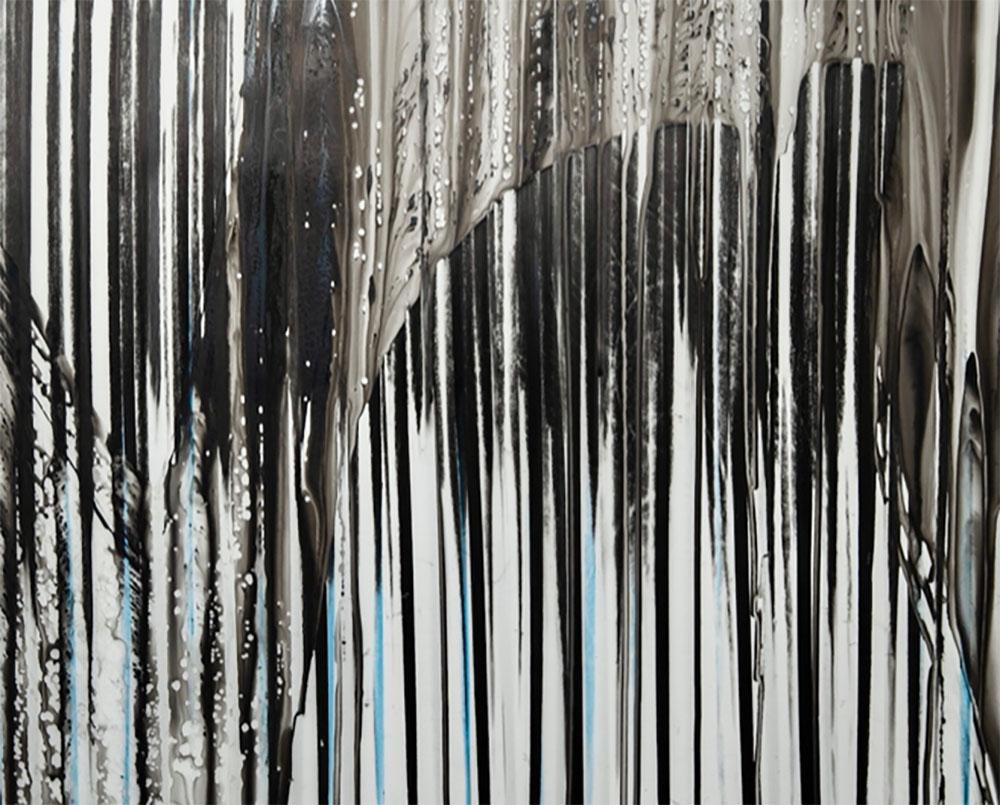 Big Melt #22 (abstrakte Zeichnung) (Abstrakt), Painting, von Jaanika Peerna