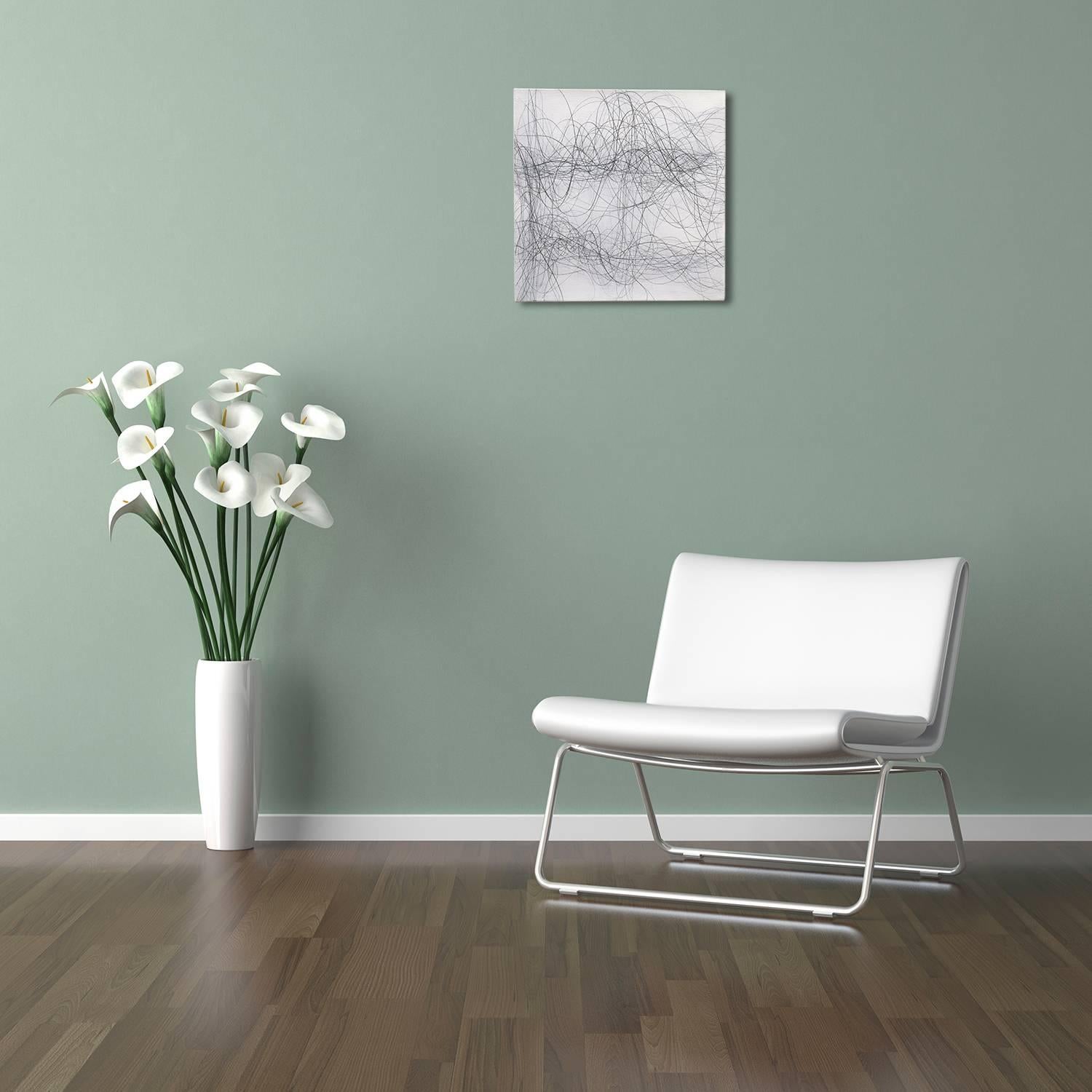 tuary 1 (Abstrakte Zeichnung) – Painting von Margaret Neill