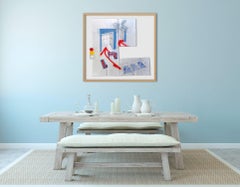 L.I.C. (Blue) (Abstract painting)