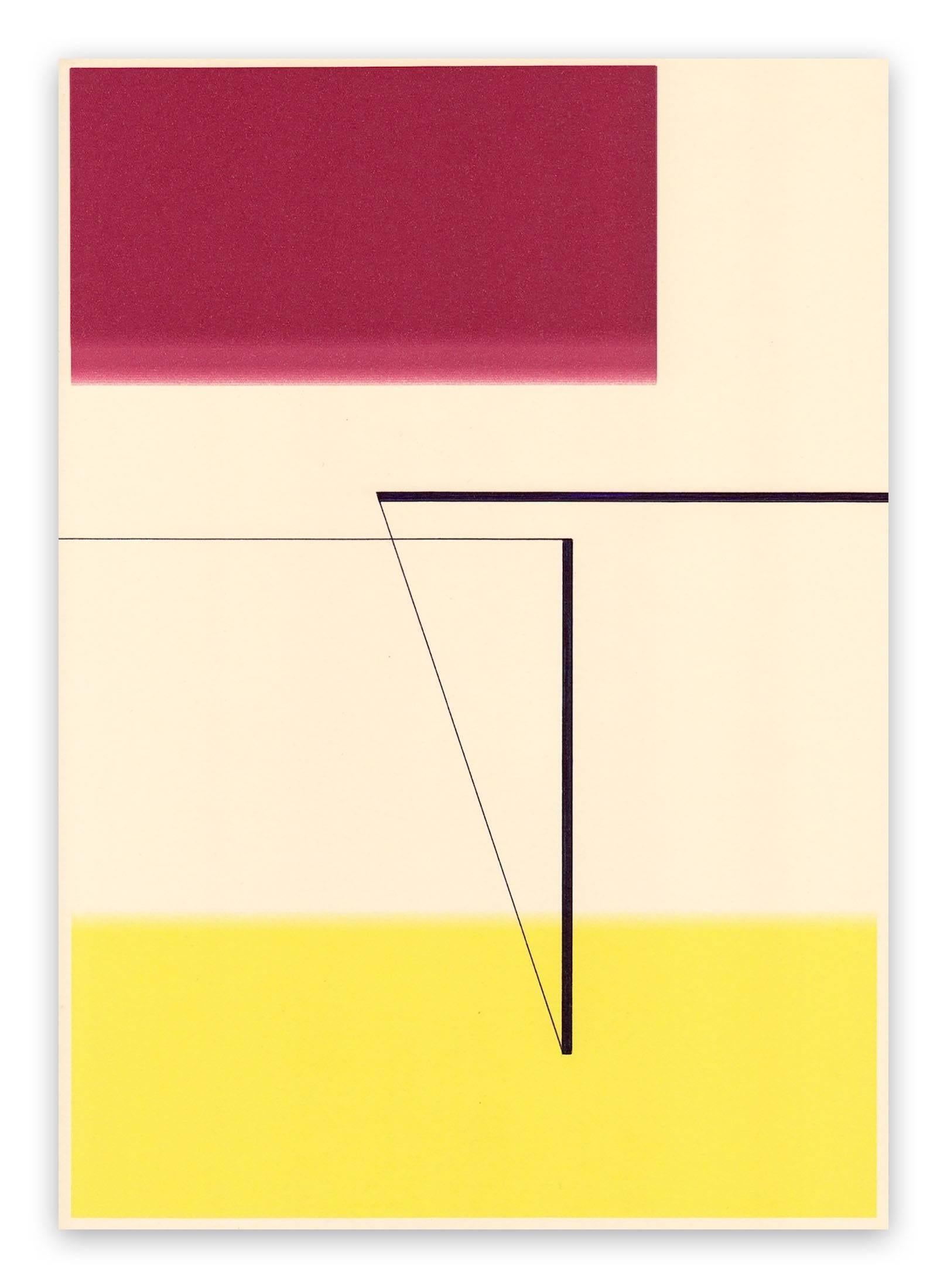 Richard Caldicott Abstract Drawing – Ohne Titel, 2014 (Id. 383) (Abstrakte Zeichnung)