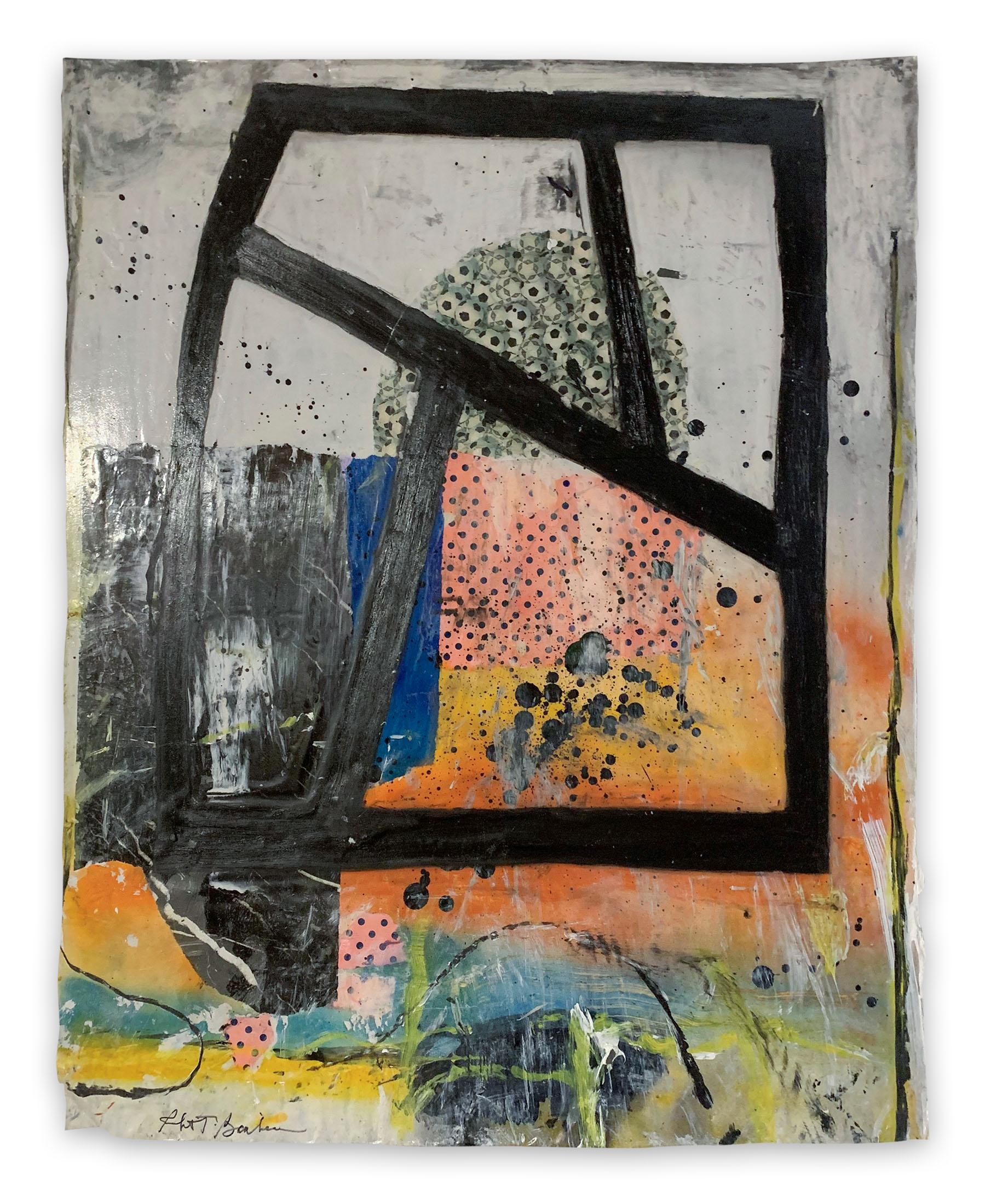 Robert Baribeau Abstract Painting - Color Trac #26 (Abstract painting)