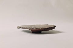 Wabi-sabi inspired ceramic plate