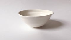 White ceramic bowl by Romy Northover