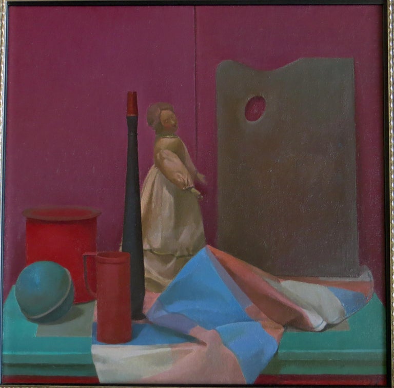 Langdon Quin Langdon Quin Still Life With Figure For Sale at 1stDibs