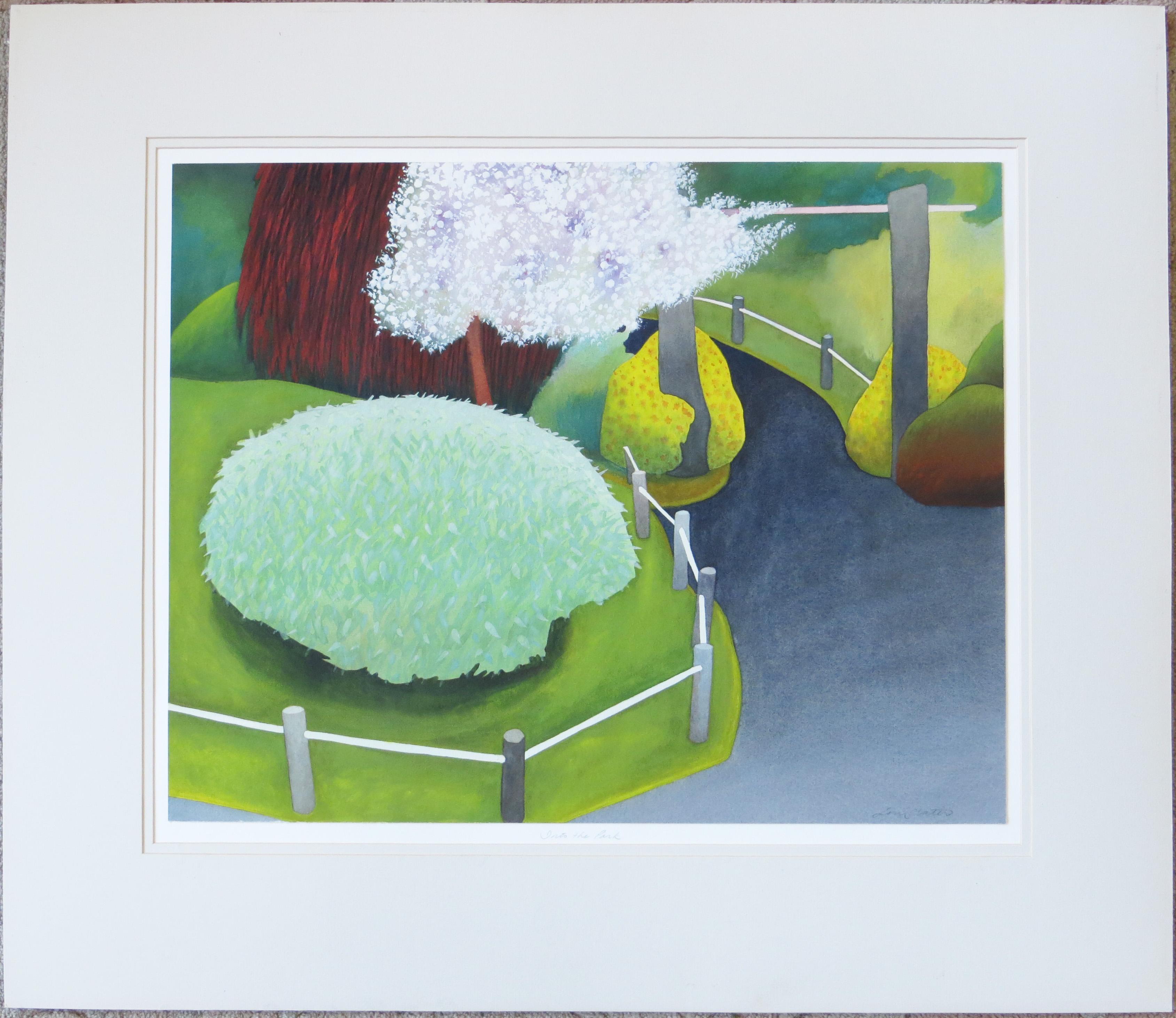 Into the Park – Painting von Lori Slater