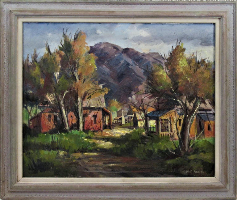William Frates Figurative Painting - Sheep Ranch, Mother Lodge County, Near Stockton