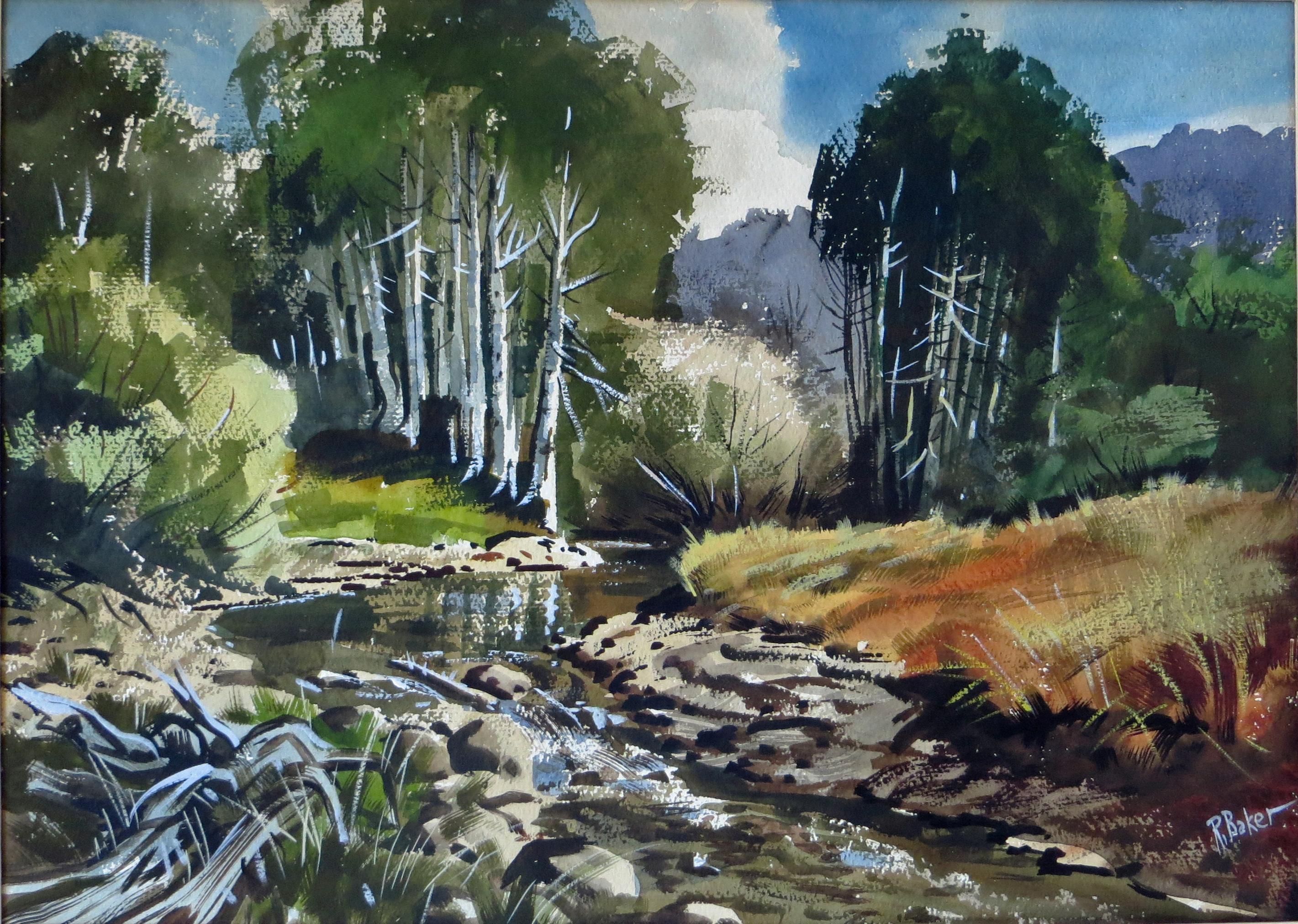 Ralph Baker Landscape Art - Cold Creek