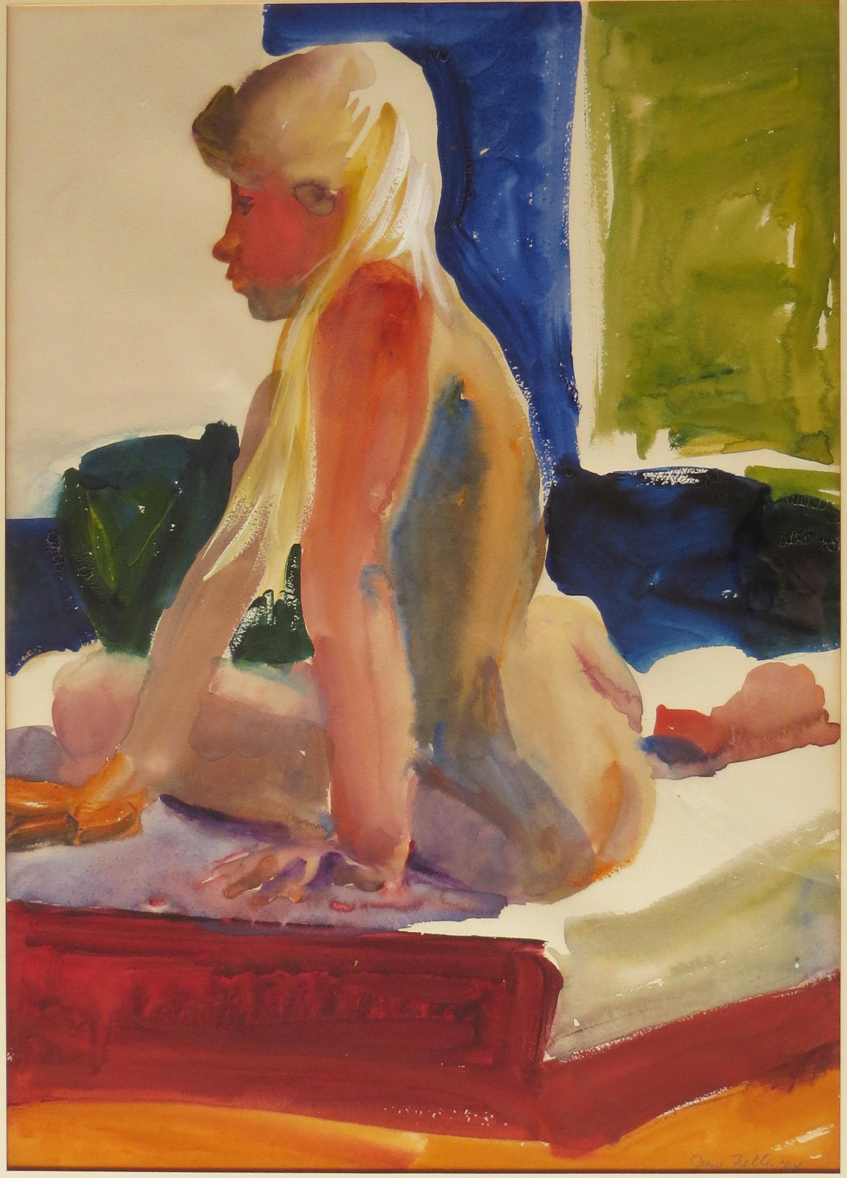 June Felter Figurative Art - Untitled, Nude