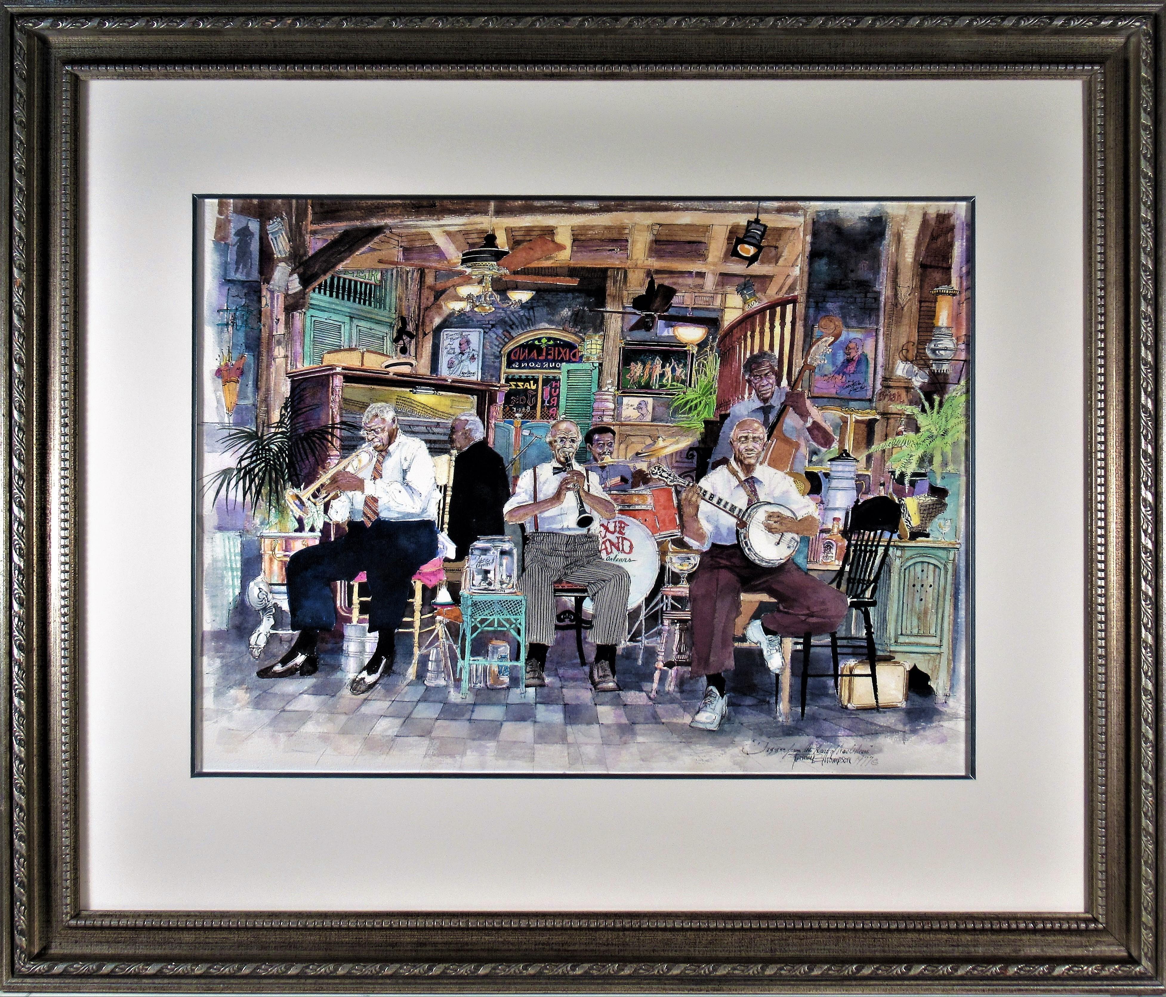 Tommy Thompson Figurative Art - Jazz from the Heart of New Orleans