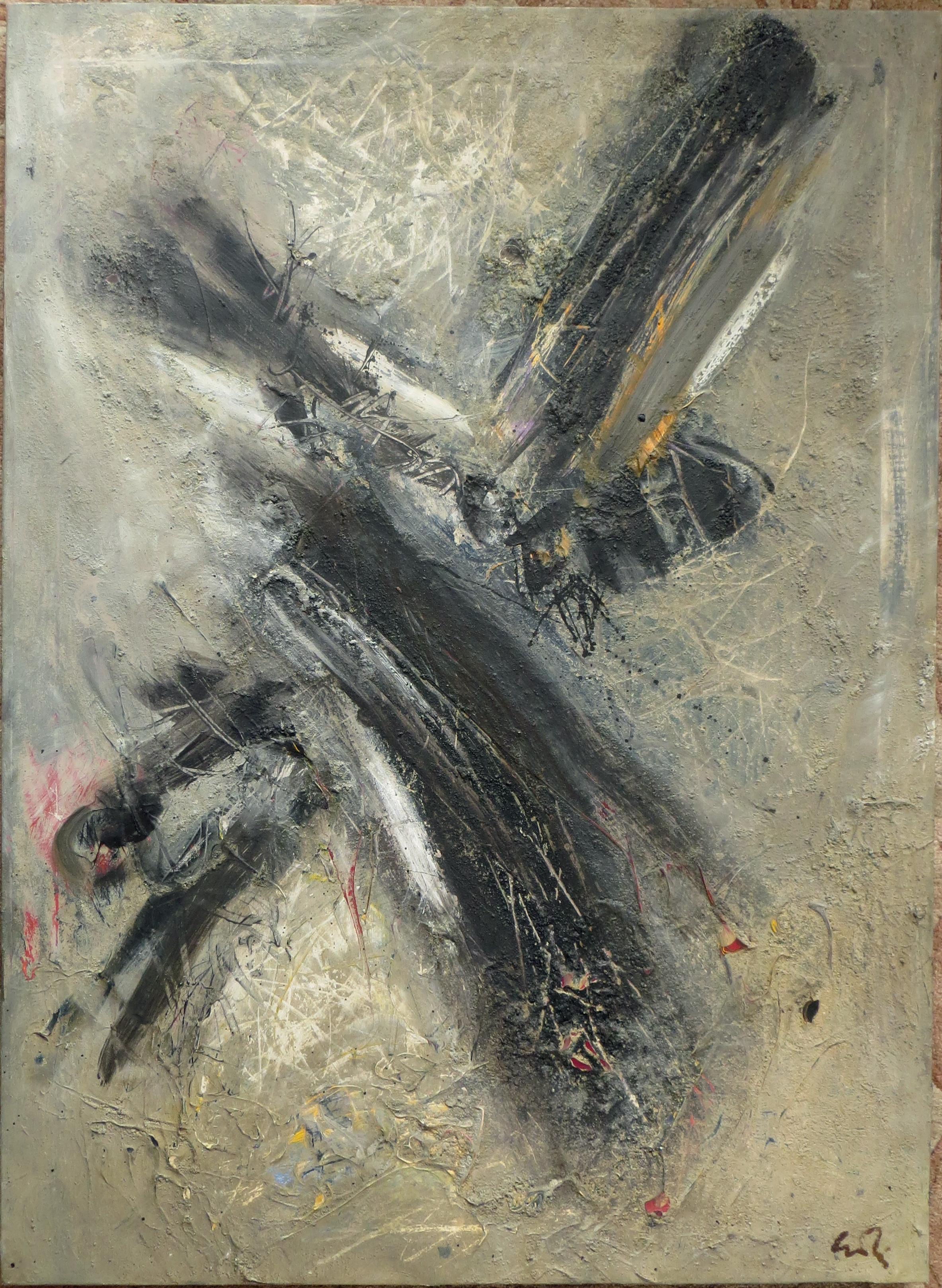 Sven Inge Hoglund Abstract Painting - Wiispering (sic) Mama