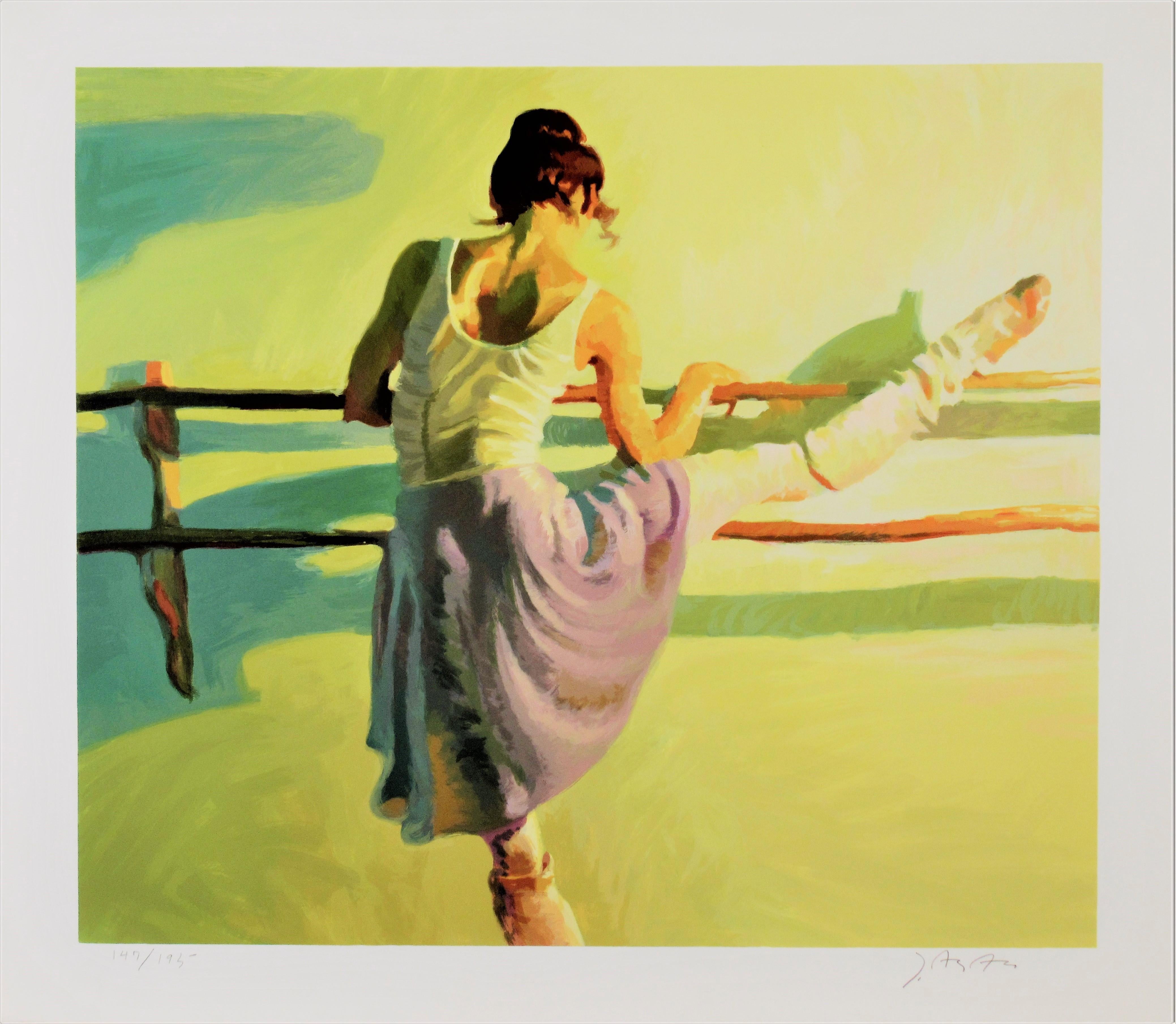 John Asaro Figurative Print - Warming Up