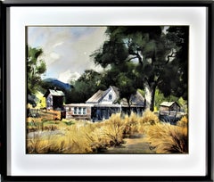 California Landscape with Farm