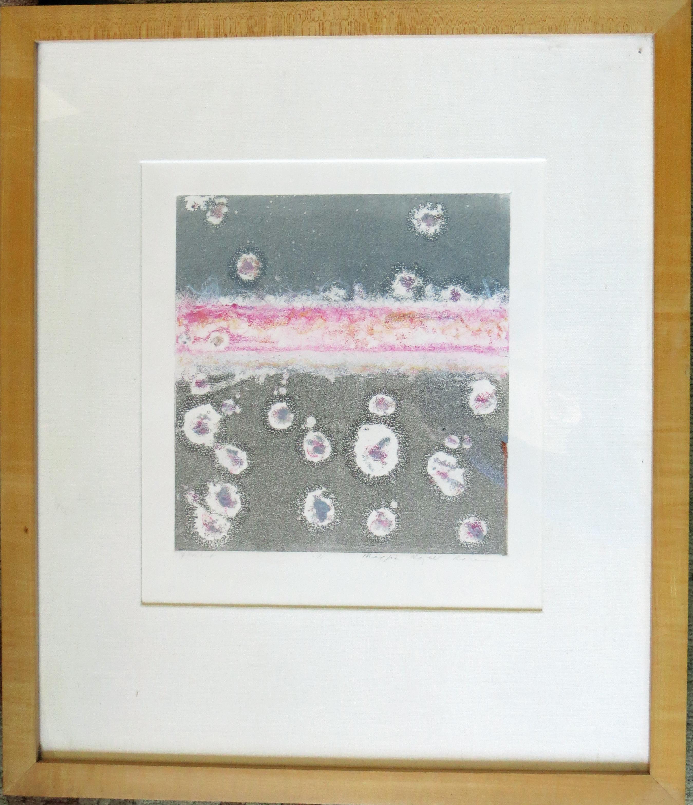 Maggie Hazell-Rosen Abstract Print – Schaumstoff aus Schaumstoff