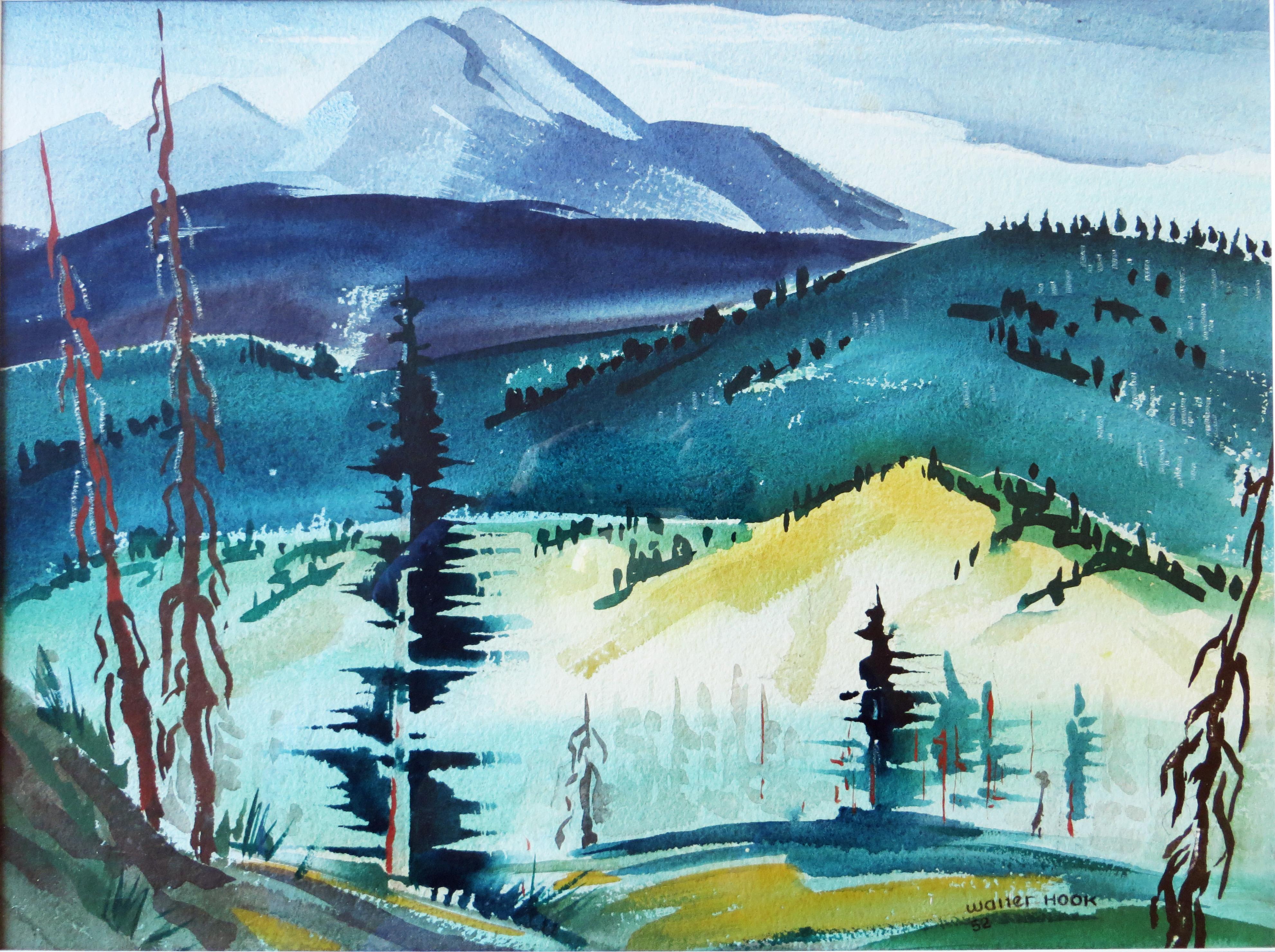 Walter Hook Landscape Painting - Western Landscape