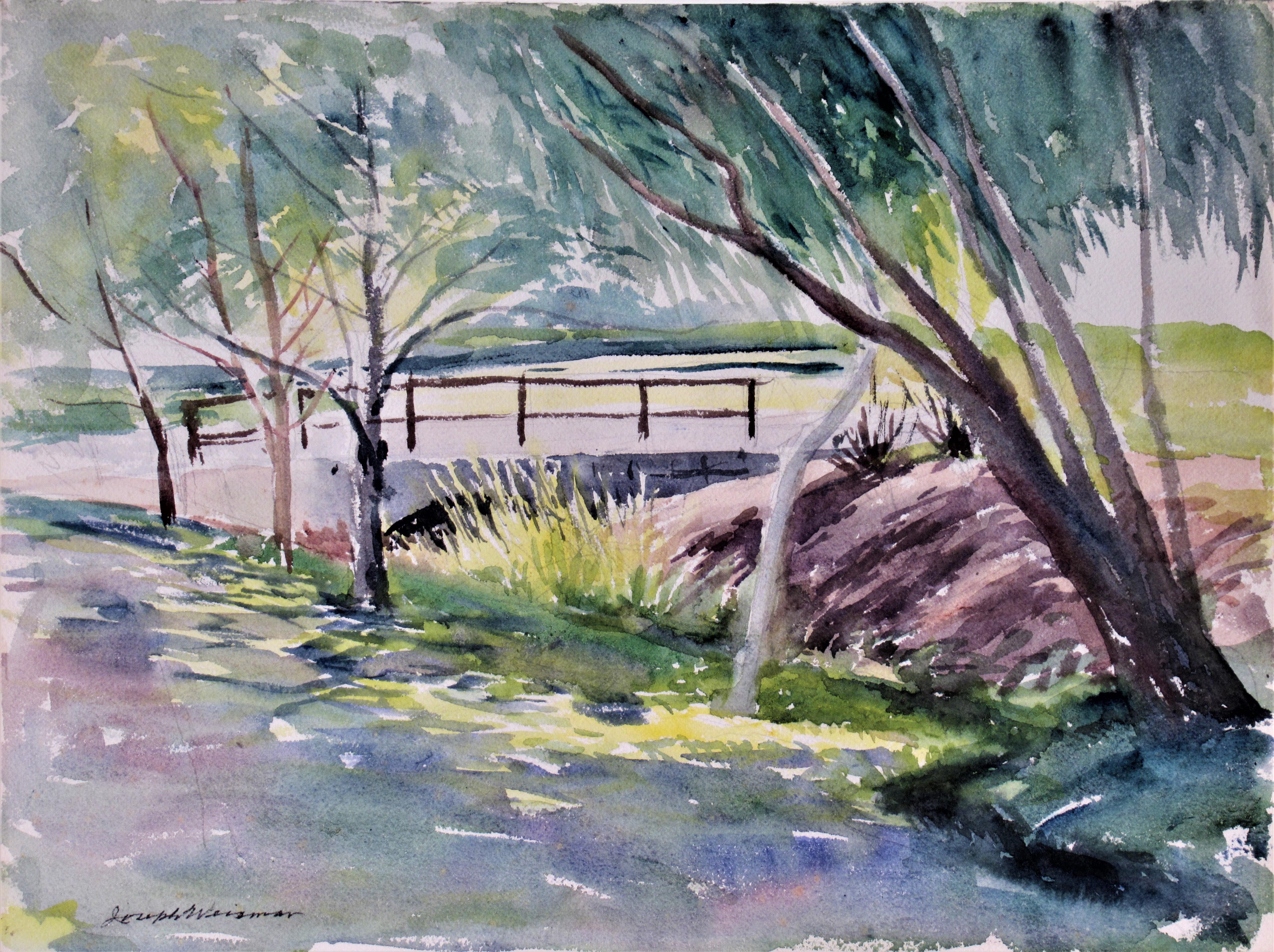 Joseph Weisman Landscape Art - Crescent Bridge, California