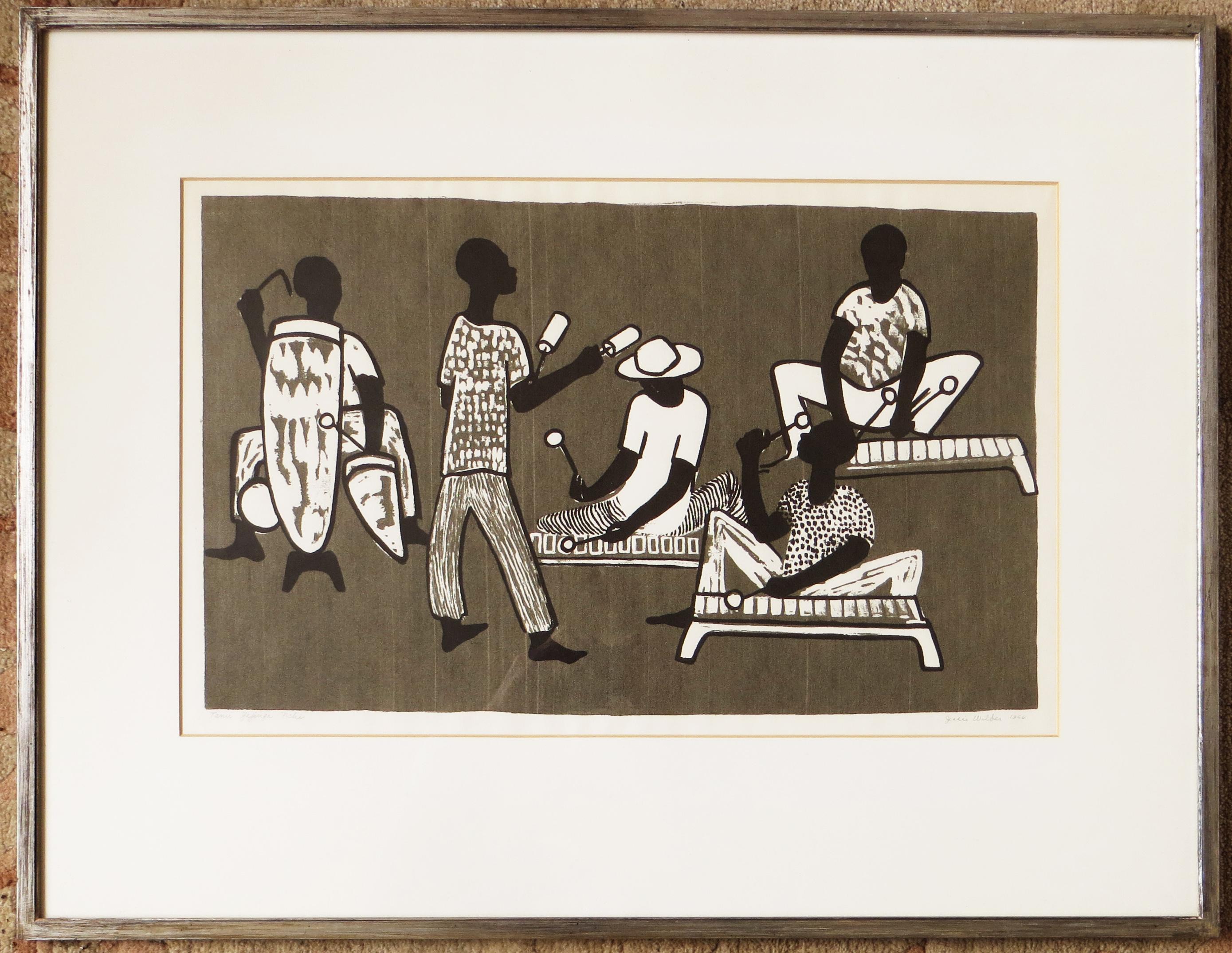 Jessie Wilber Abstract Print - Tanu Yajenga Nchi