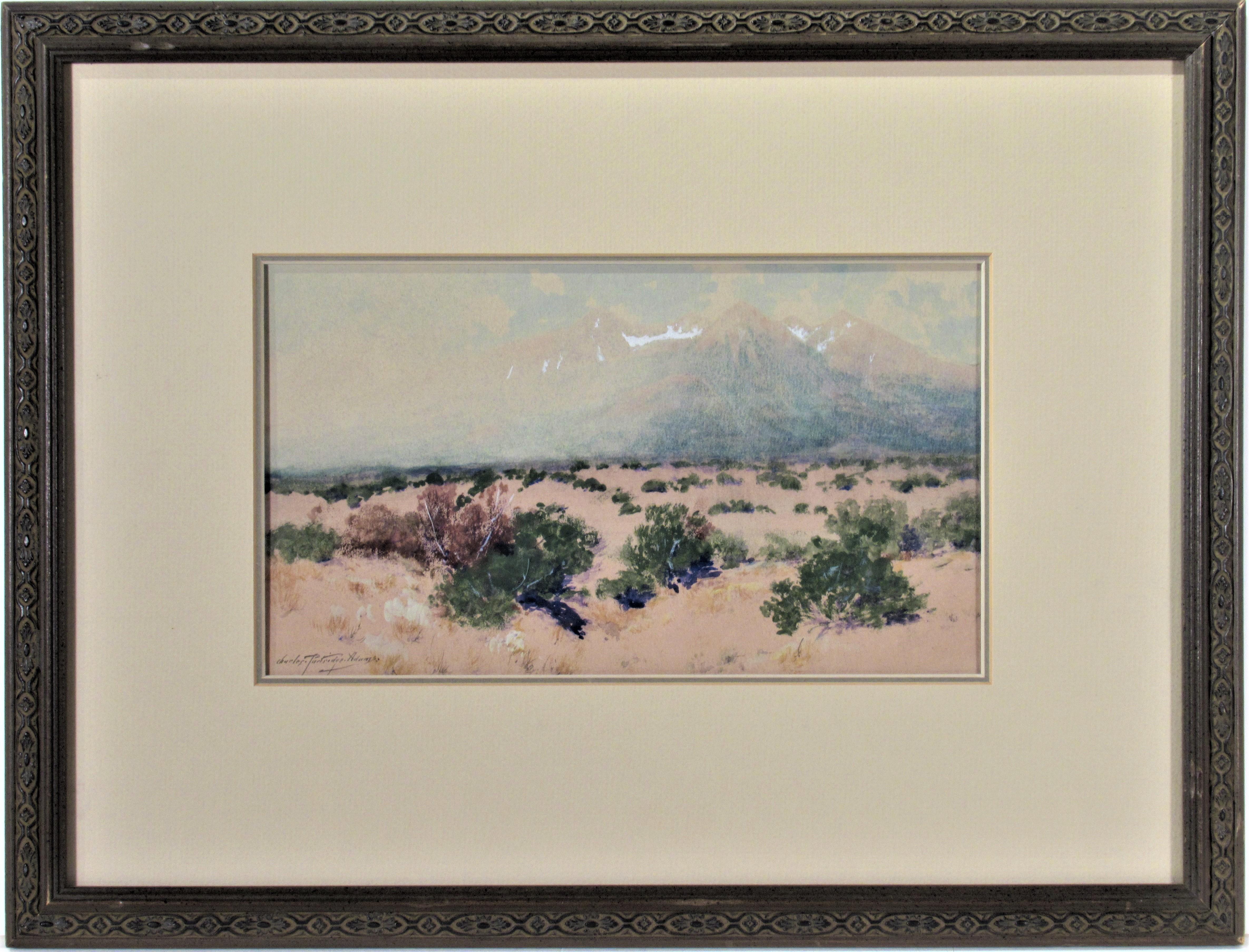 Charles Partridge Adams Landscape Art - Mountain Landscape, Colorado