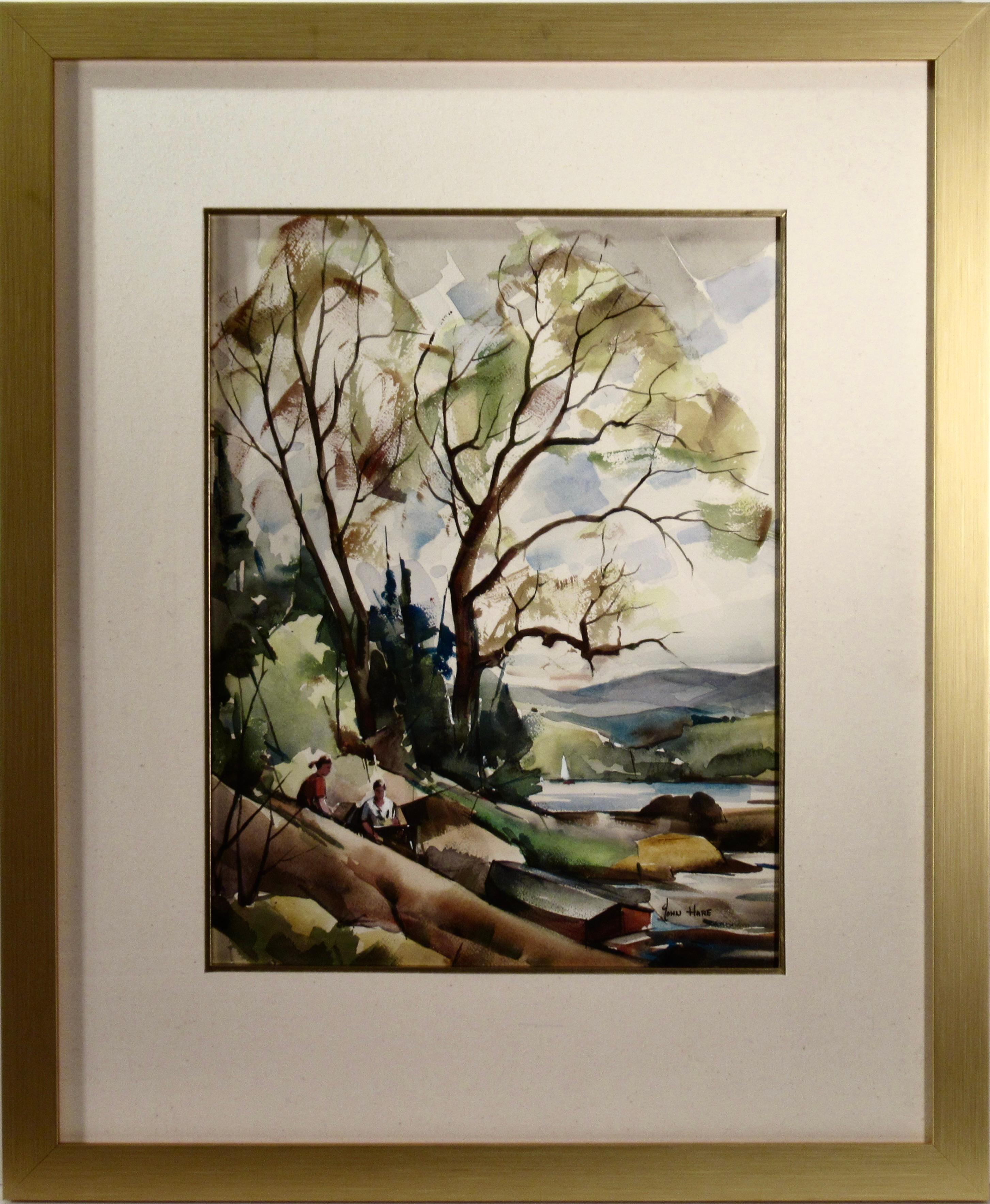 Landscape Art di John Hare - Preparare il picnic