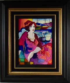 Woman with Harbor View