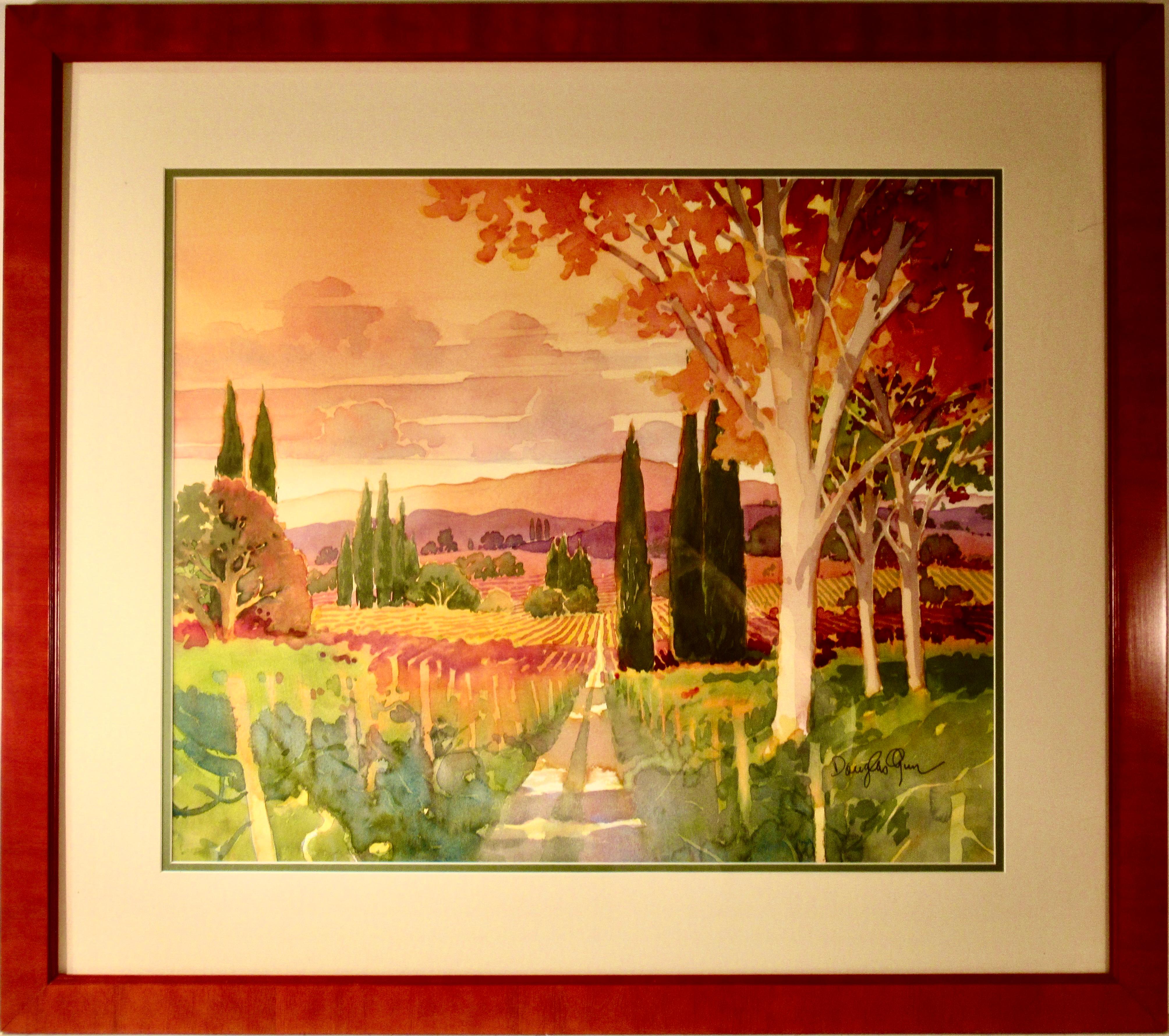 Douglas Chun Figurative Art - Wine Country #1