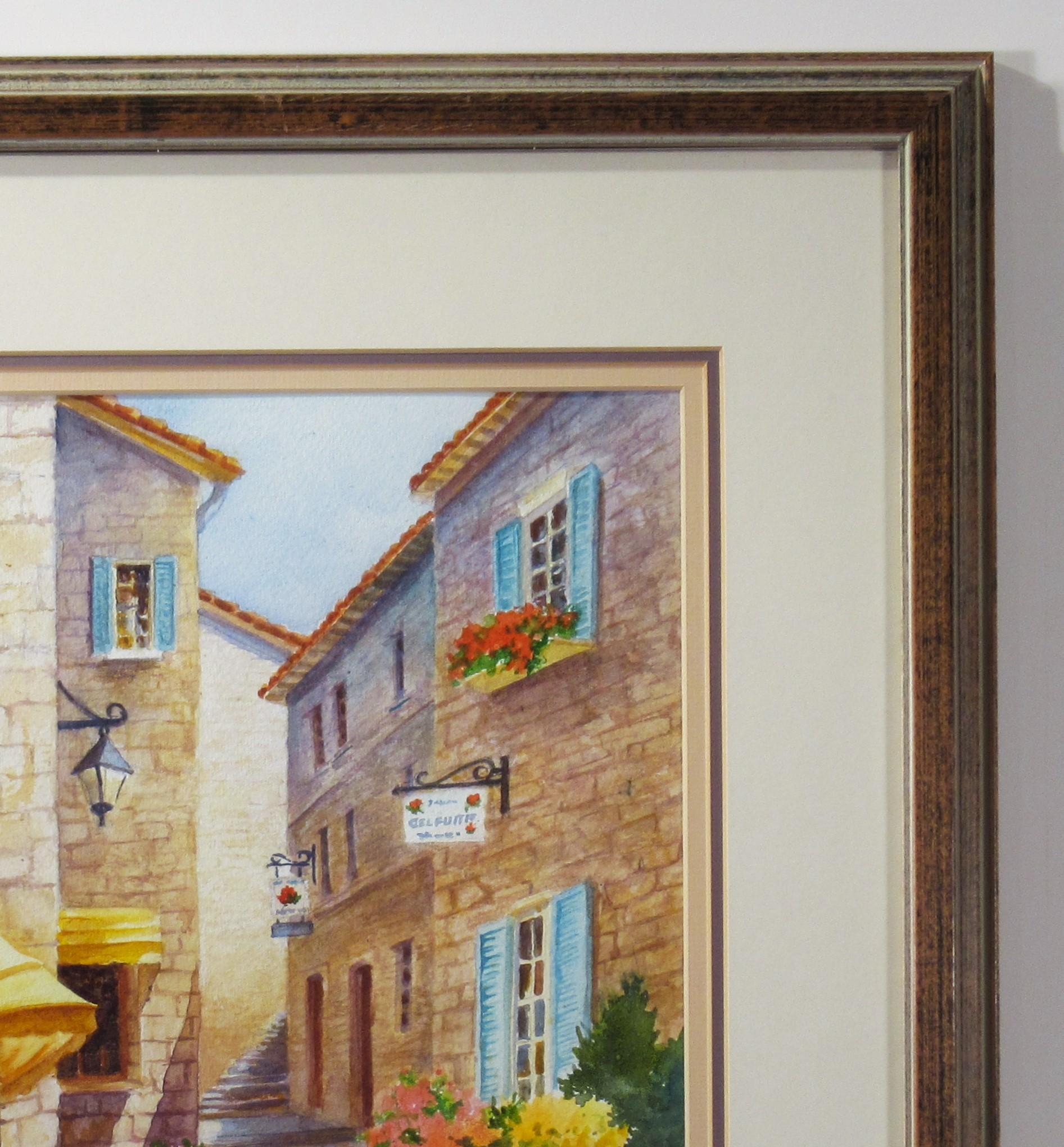 Village de Provence - American Impressionist Art by Sharon Galigan