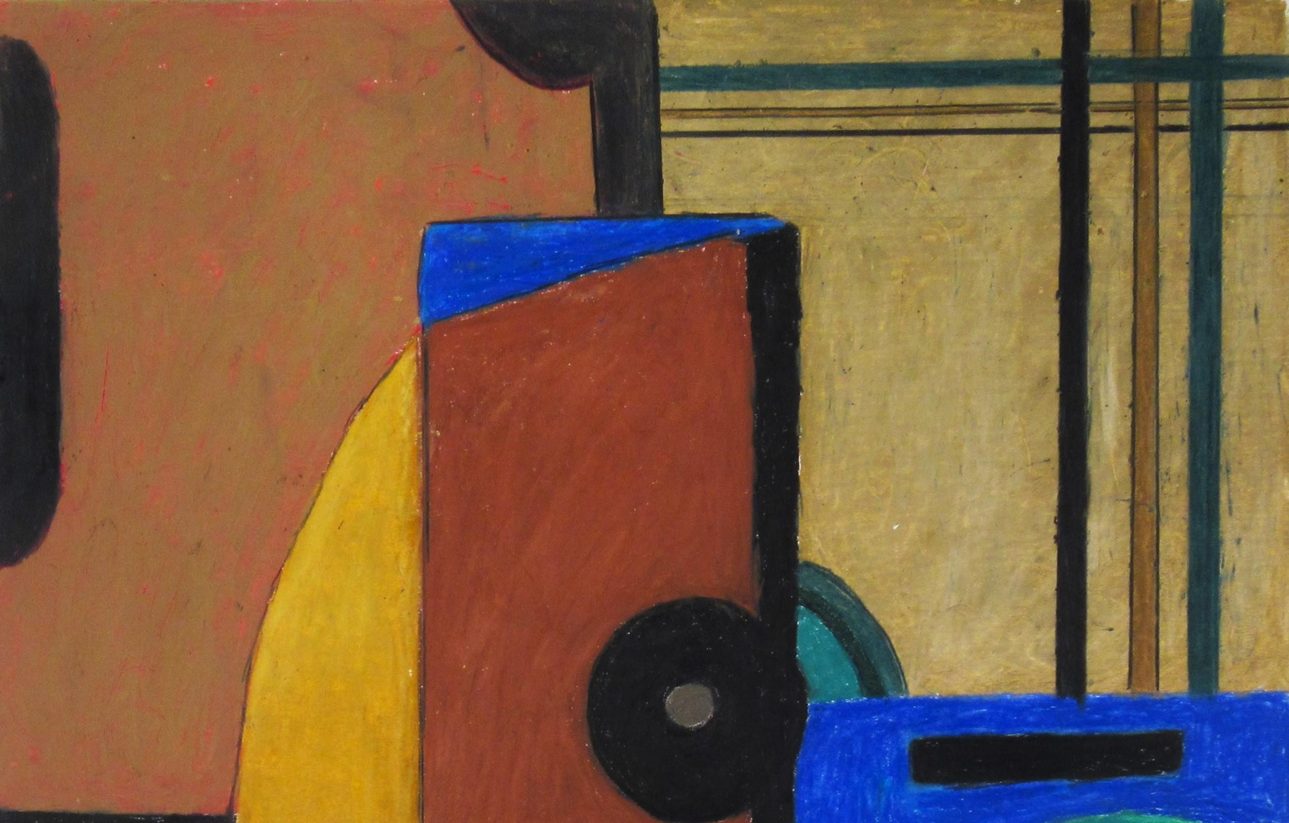 Ohne Titel #5 (Braun), Abstract Drawing, von Jerry Opper