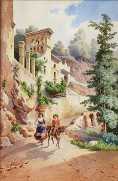 Italian Village Scene