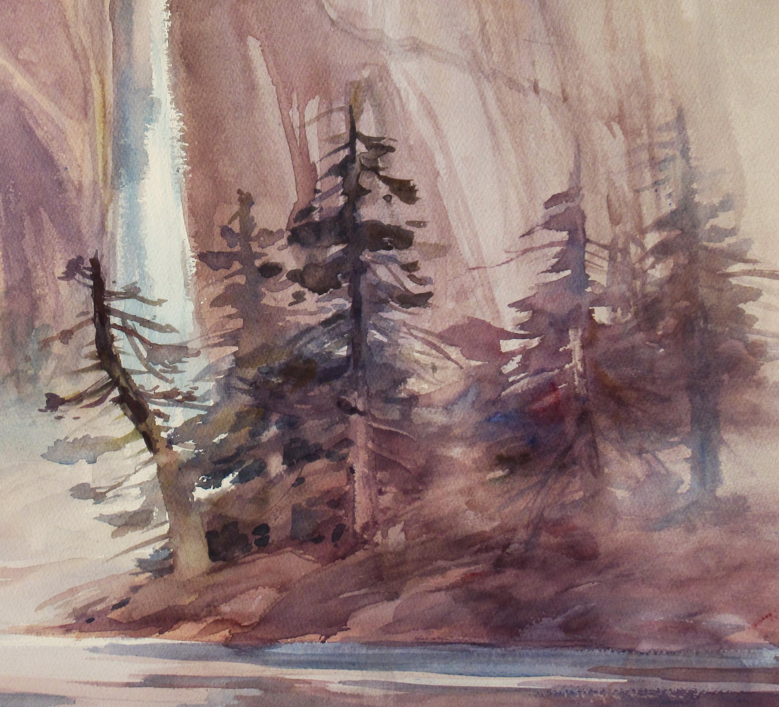 Yosemite Falls - Art by Jane Burnham