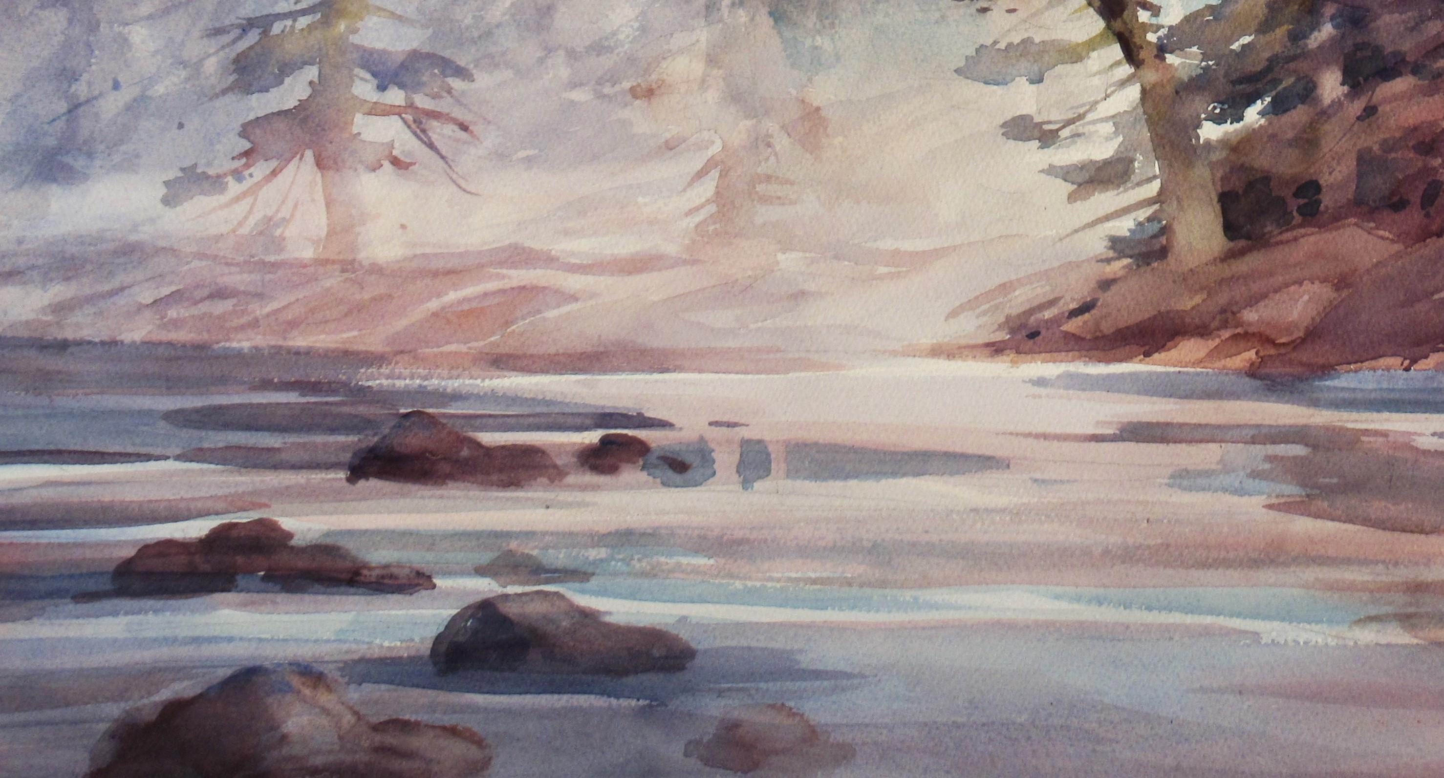 Yosemite-Wasserfälle (Amerikanischer Impressionismus), Art, von Jane Burnham