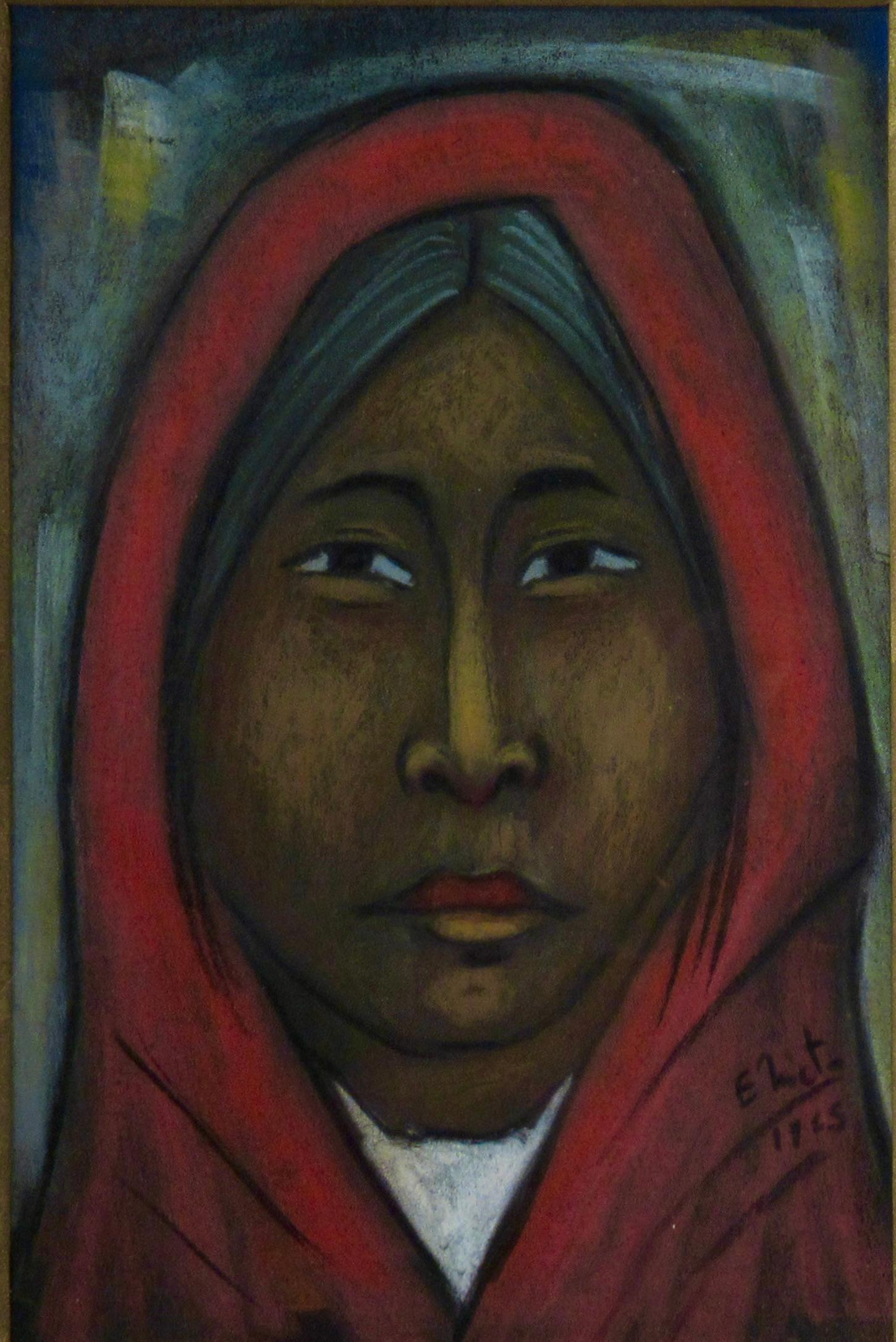 Otavalo Woman - Art by Arturo Nieto