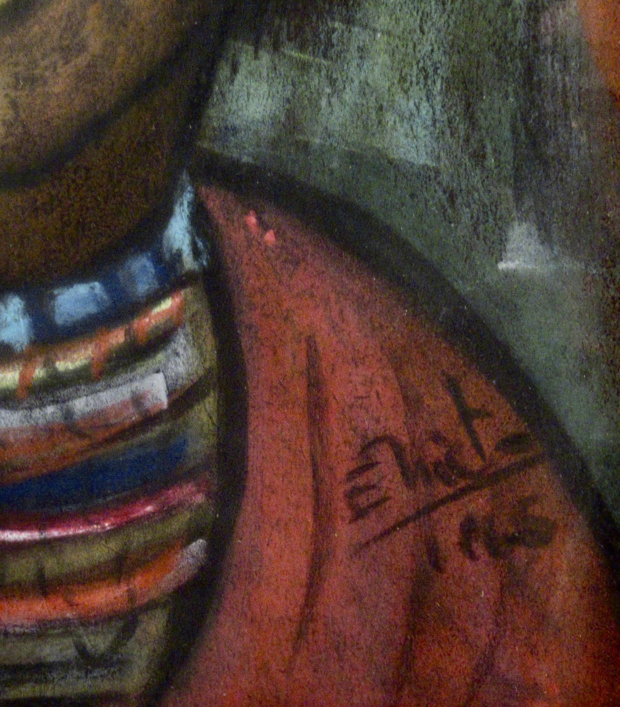 Otavalo Man - Impressionist Art by Arturo Nieto