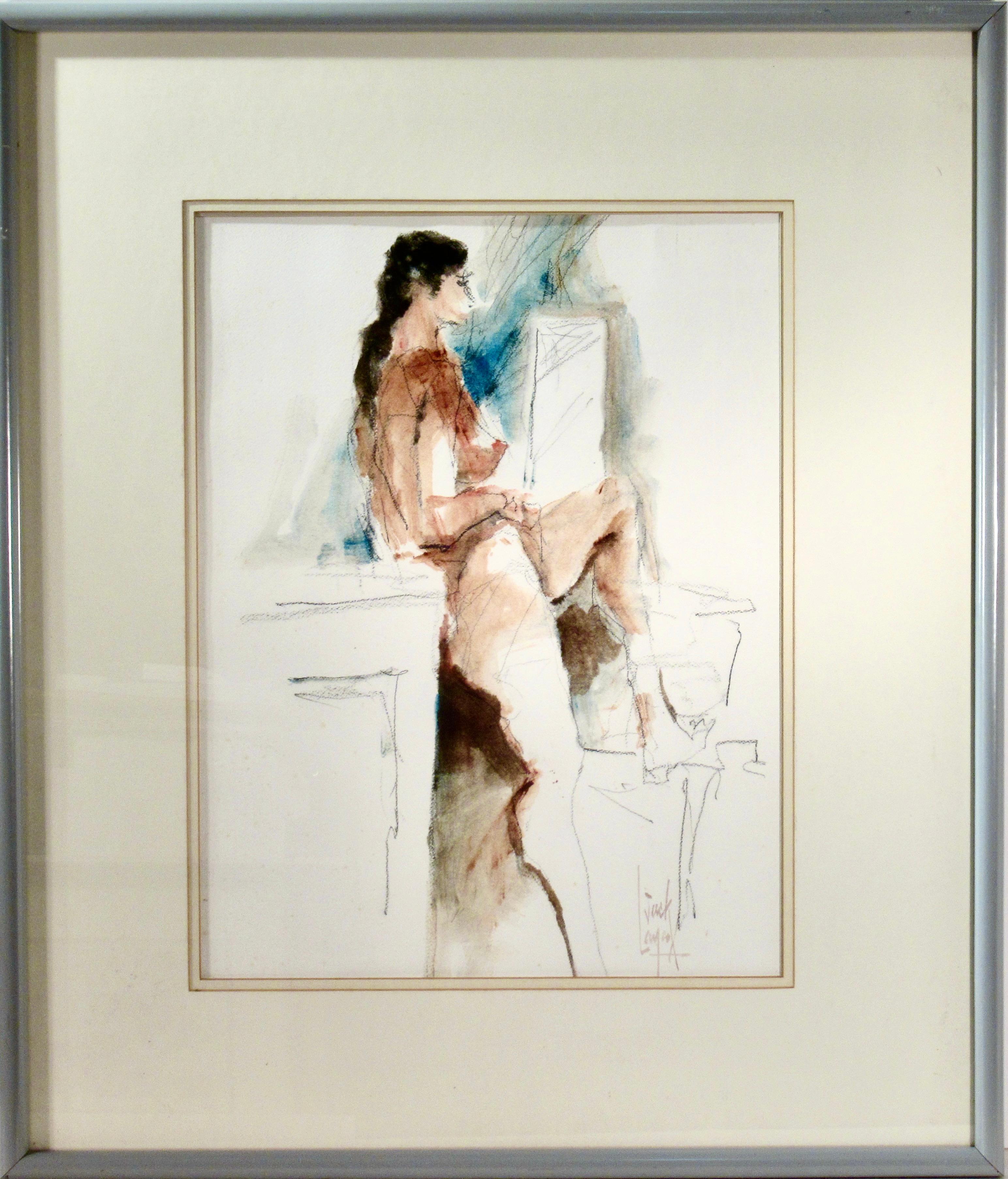 Nude Reading - Art by William Jack Laycox