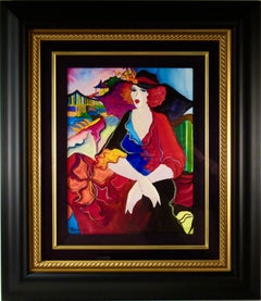 Woman with Cityscape