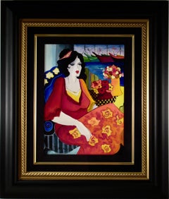 Woman with Harbor View II