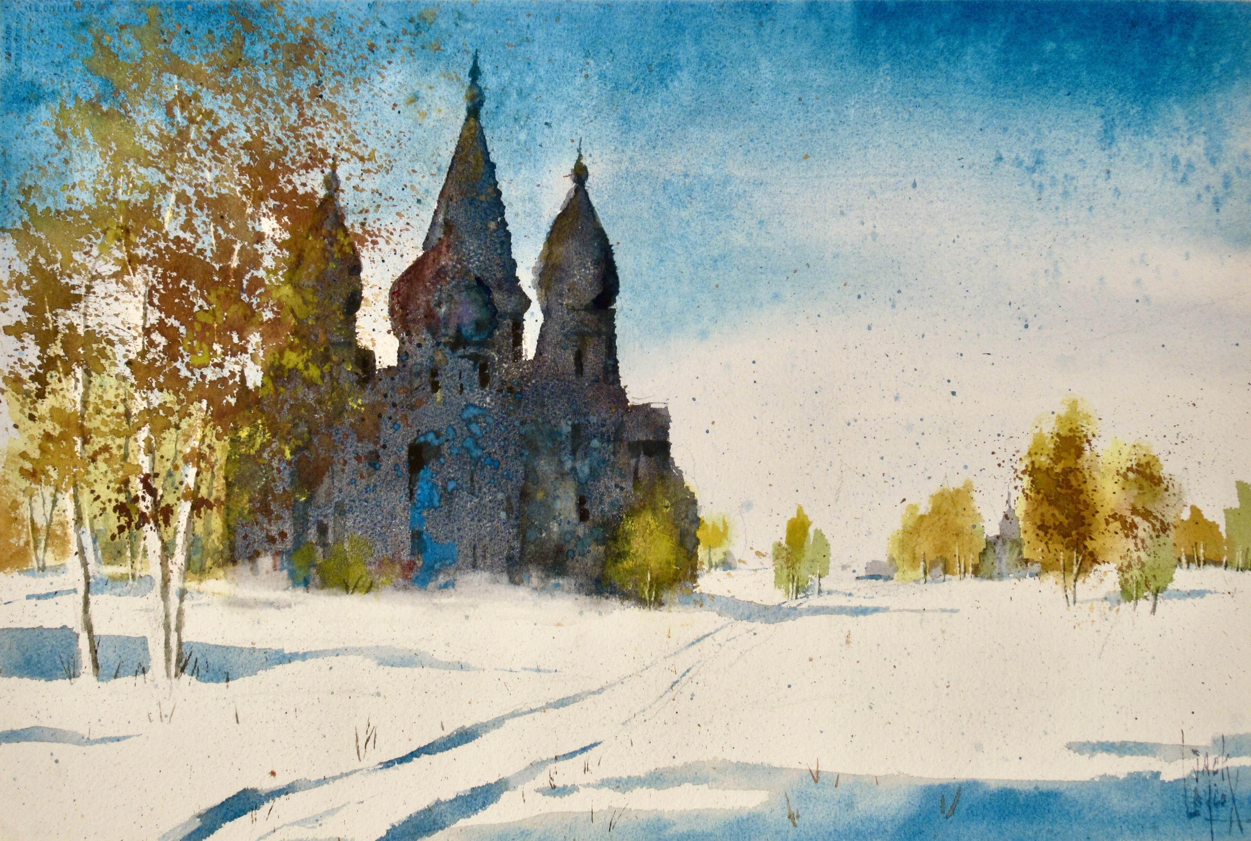 Figurative Art de William Jack Laycox - "Norte de Turku" Finlandia