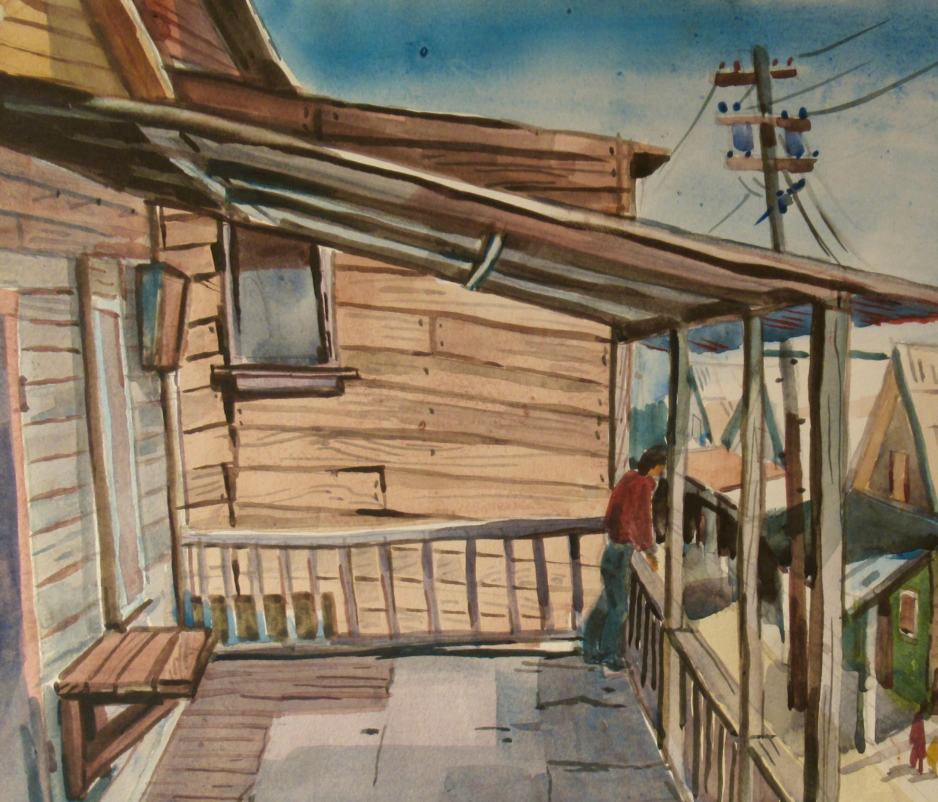 Cityscape - Art by Alfred Cunningham
