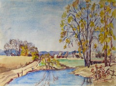 Paisaje con pueblo