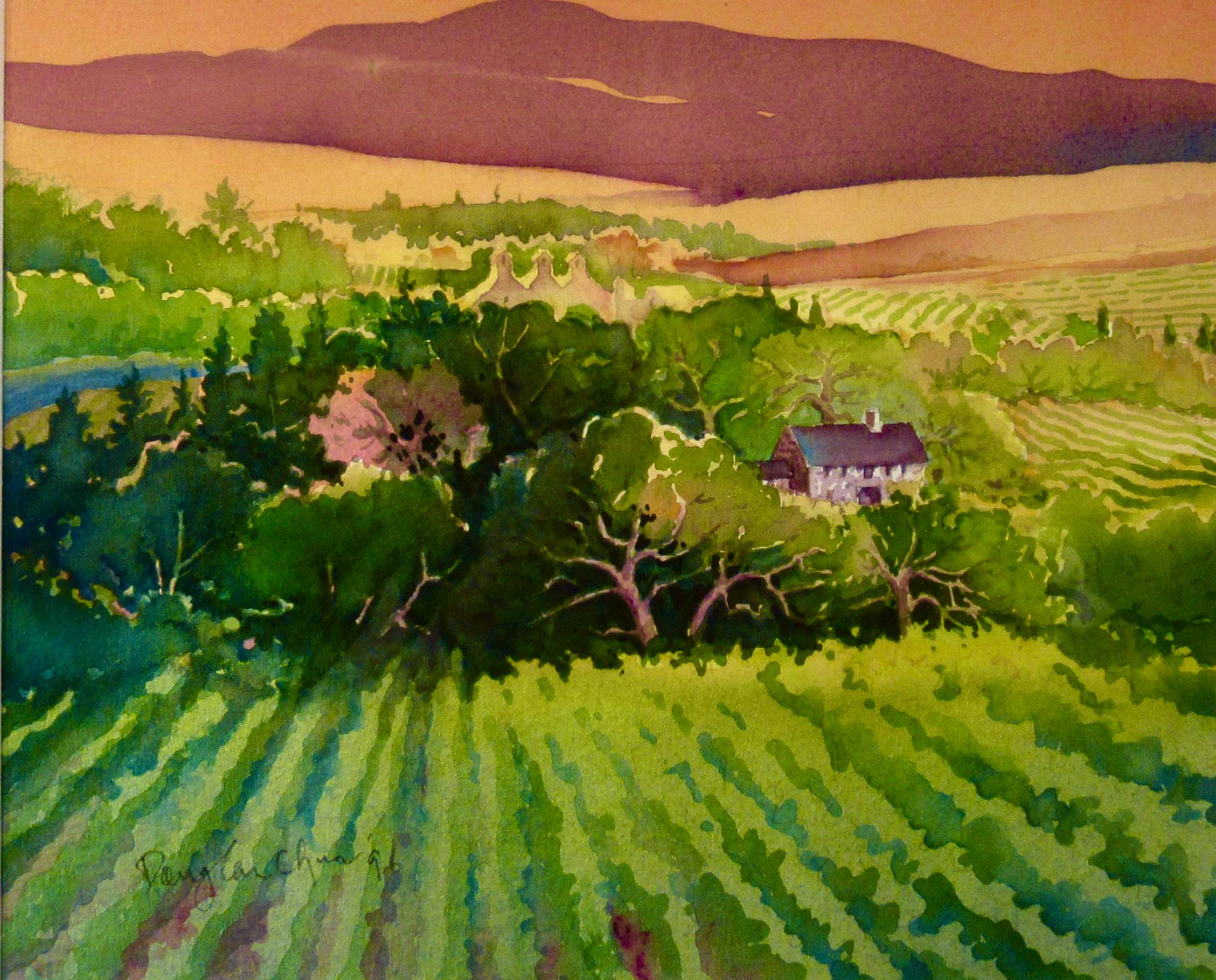 Wine Country #2 - Art by Douglas Chun