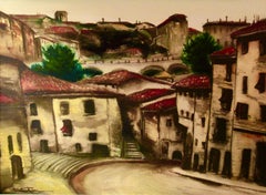 Sunday Morning, Village in Provence.