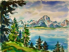 Landscape Drawings and Watercolors