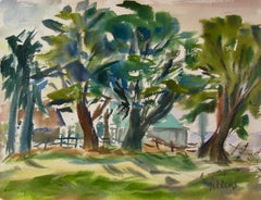 Landscape Drawings and Watercolors