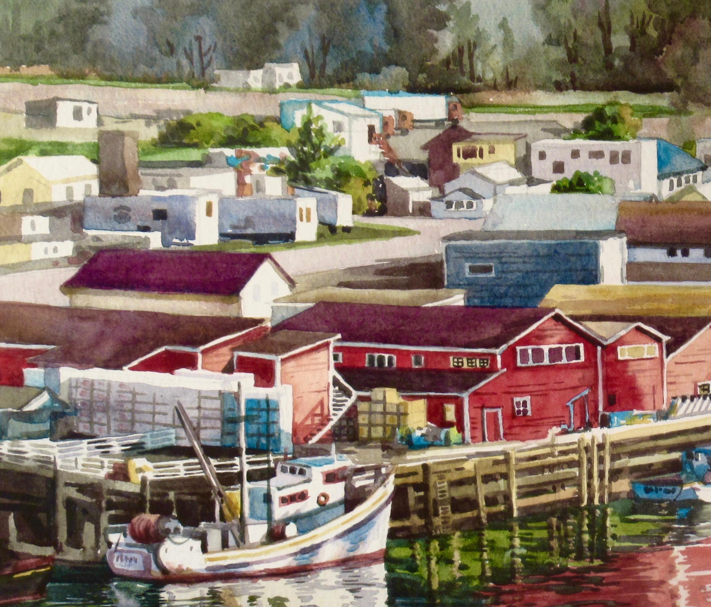 Noyo Sundown, California - Art realista estadounidense de Erin Dertner