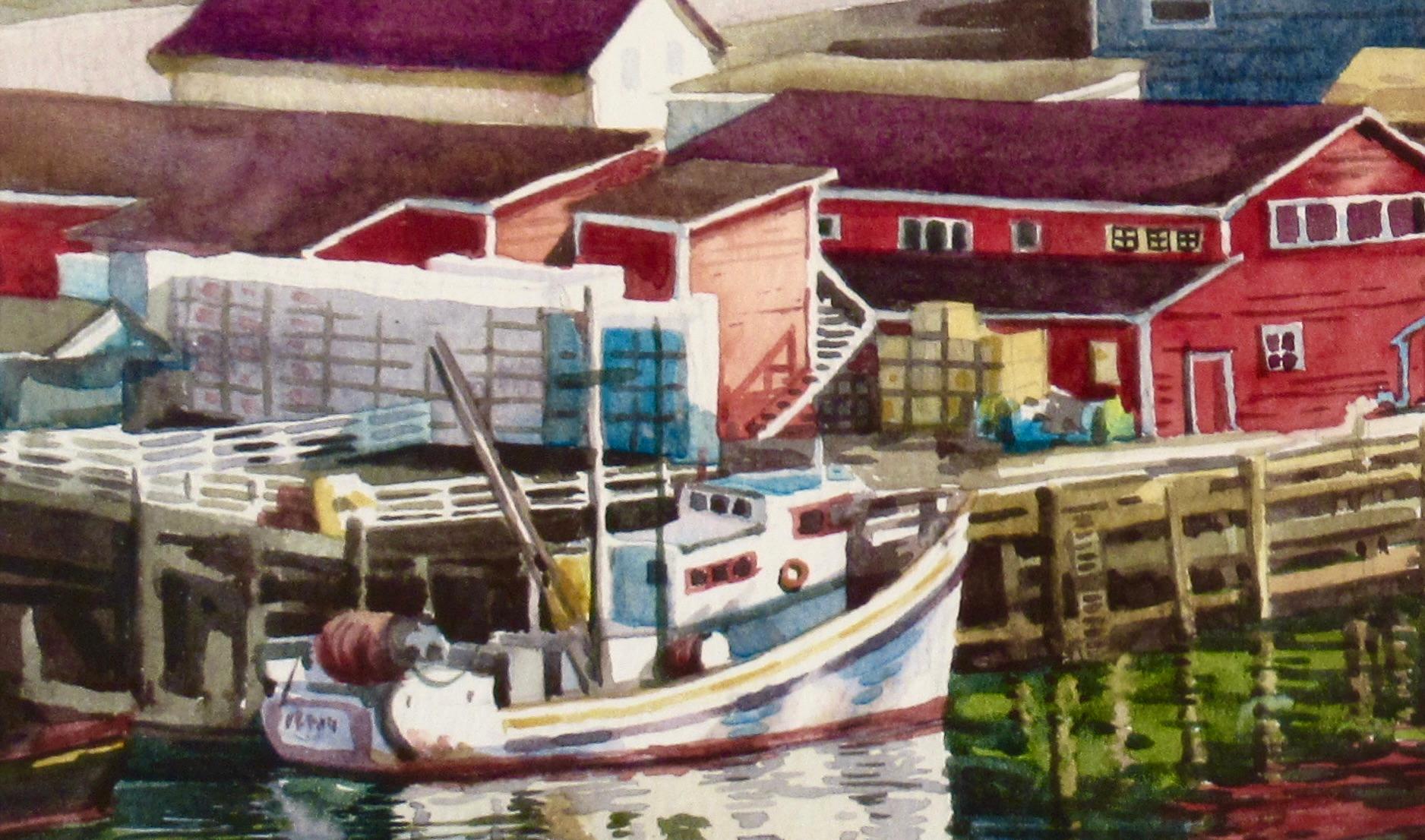 Noyo Sundown, California - Figurative Art Beige de Erin Dertner