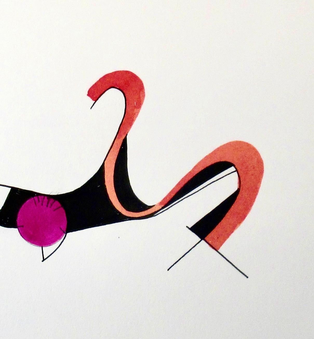 Sunbutton - Gray Abstract Drawing by Sacha Kolin