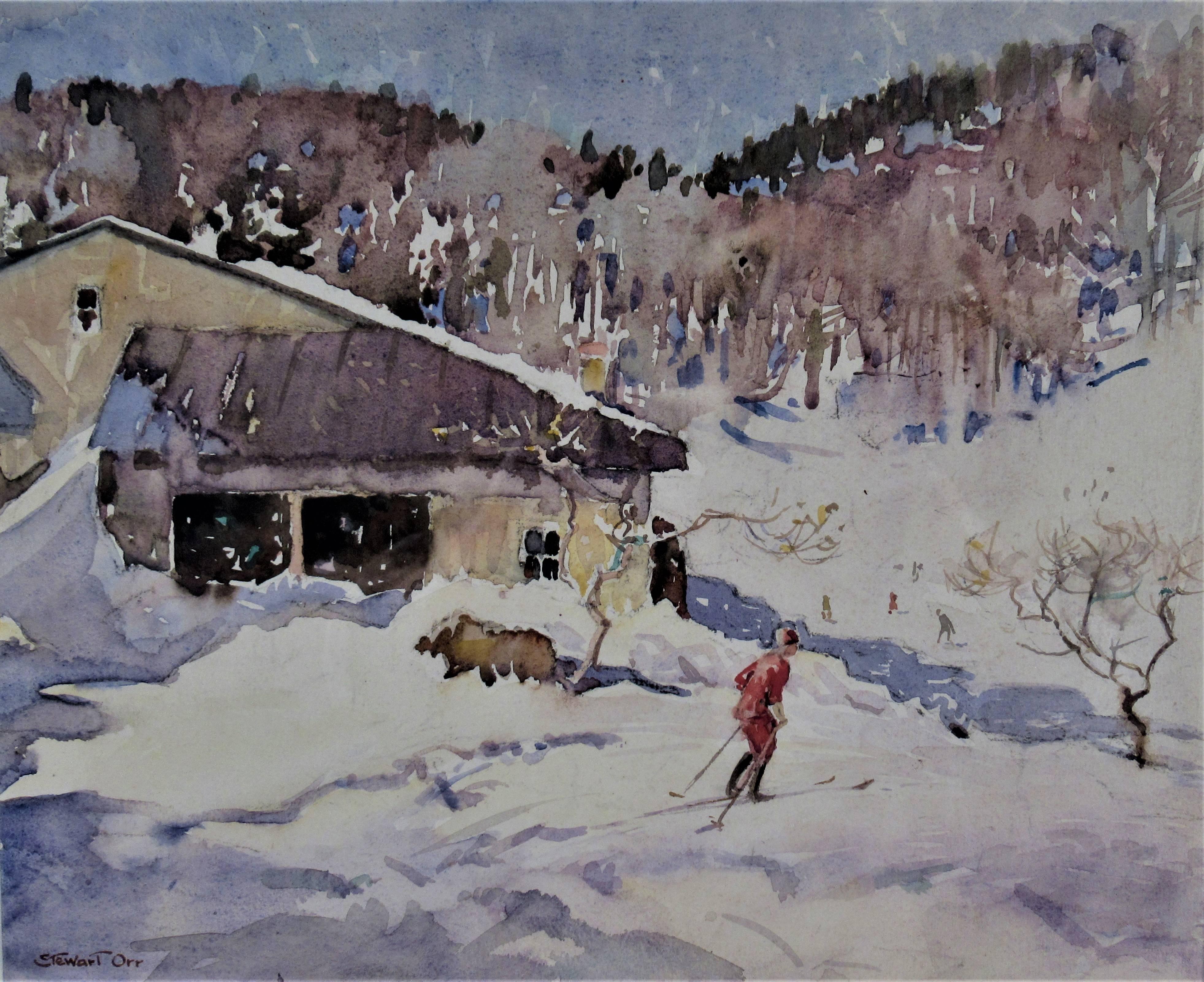 Saint Cergue, Suisse - Art de Willam Stewart Orr