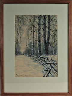 Vintage Winter Landscape 